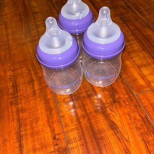 Lansinoh Purple Baby Bottles Trio
